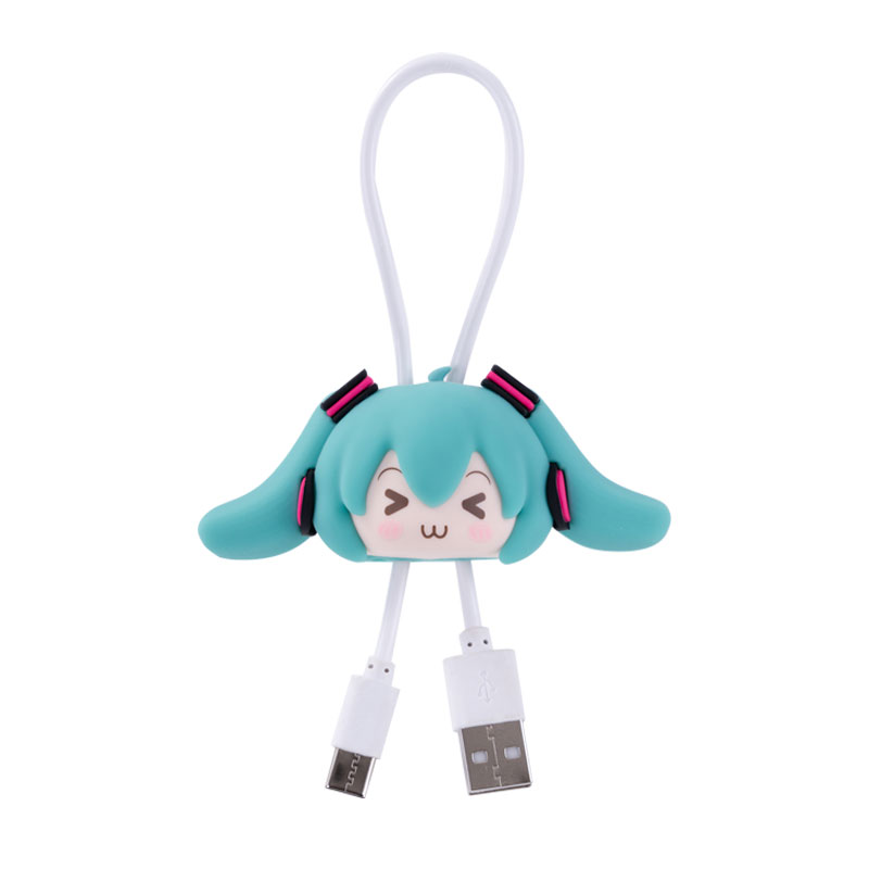 moeyu 初音未眯眯眼系列立体数据线Miku二次元动漫Tpye-C充电线