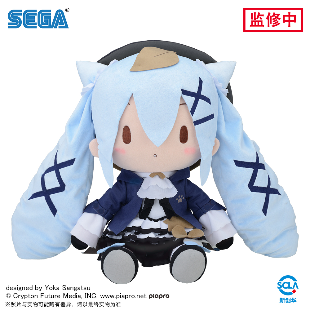 世嘉VOCALOID 初音未来 秋日郊游 fuwa petit LL毛绒玩偶fufu周边