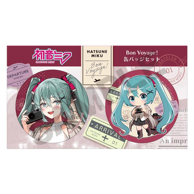 初音未来旅行系列徽章套组