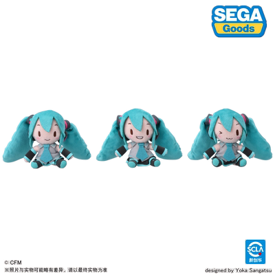 SEGA世嘉 VOCALOID 初音未来 fuwa petit 迷你毛绒玩偶fufu公仔