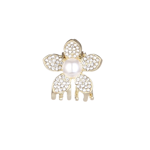 精致迷你小抓夹发饰小号半扎发高端带钻头顶八字刘海夹女2025新款