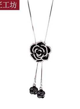 长款百搭高档欧美韩版大气毛衣链