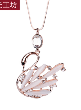 民匠工坊合金女毛衣链