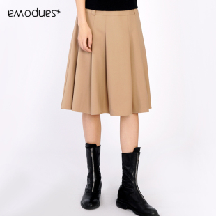 宽褶短款 时尚 半截裙NSCGS212衣魔得思 女装 emodues新款