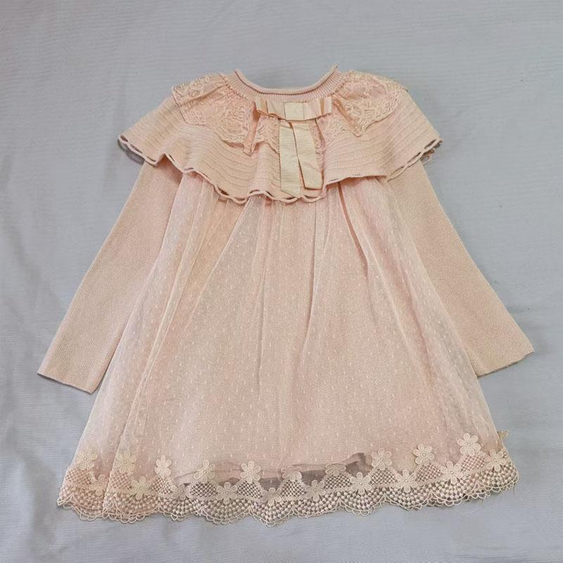 1-2岁女童蕾丝公主裙纯棉长袖