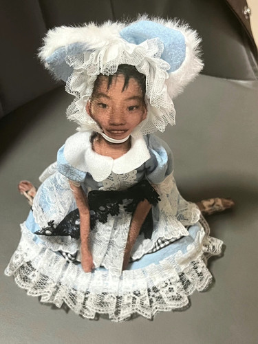 老鼠干玩偶换装搞笑连衣裙女仆装洛丽塔风格时尚潮流周边玩具配件