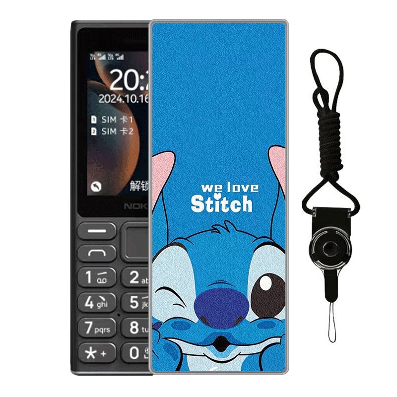 适用于诺基亚108手机壳4G全网通TA-1673卡通全包防摔小新波吉NOKIA 108漫画怪兽创意可爱高颜值定制保护套ins