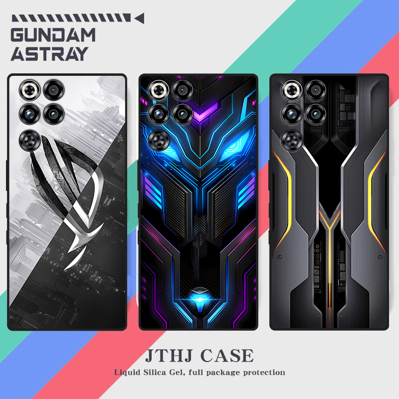 适用于红魔11Pro手机壳卡通炫酷机甲铠甲11Pro+创意炫彩高达全包防摔高颜值男女款定制保护套ins风