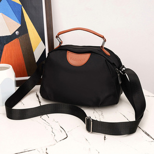 新款防水牛津布女包多隔层单肩斜挎包时尚百搭旅游包中老年妈妈包