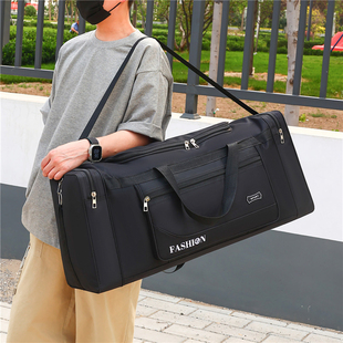 80升大容量手提行李袋男女款待产收纳装衣服行李包外出单肩旅行包