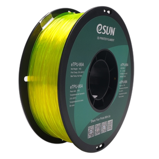 易生eSUN 柔性TPU 95A 3D打印机耗材FDM材料软性弹性软胶硅胶半透明线条厂家直销1KG 1.75mm