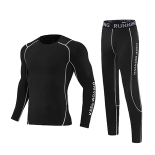 儿童篮球足球训练服女童打底套装紧身衣内搭足球轮滑运动衣服男童