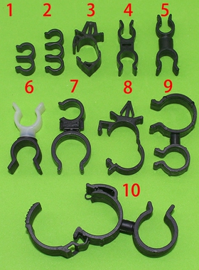 汽车工业油管线路线管高压线固定间隔板支架塑料管卡喉箍卡扣卡子