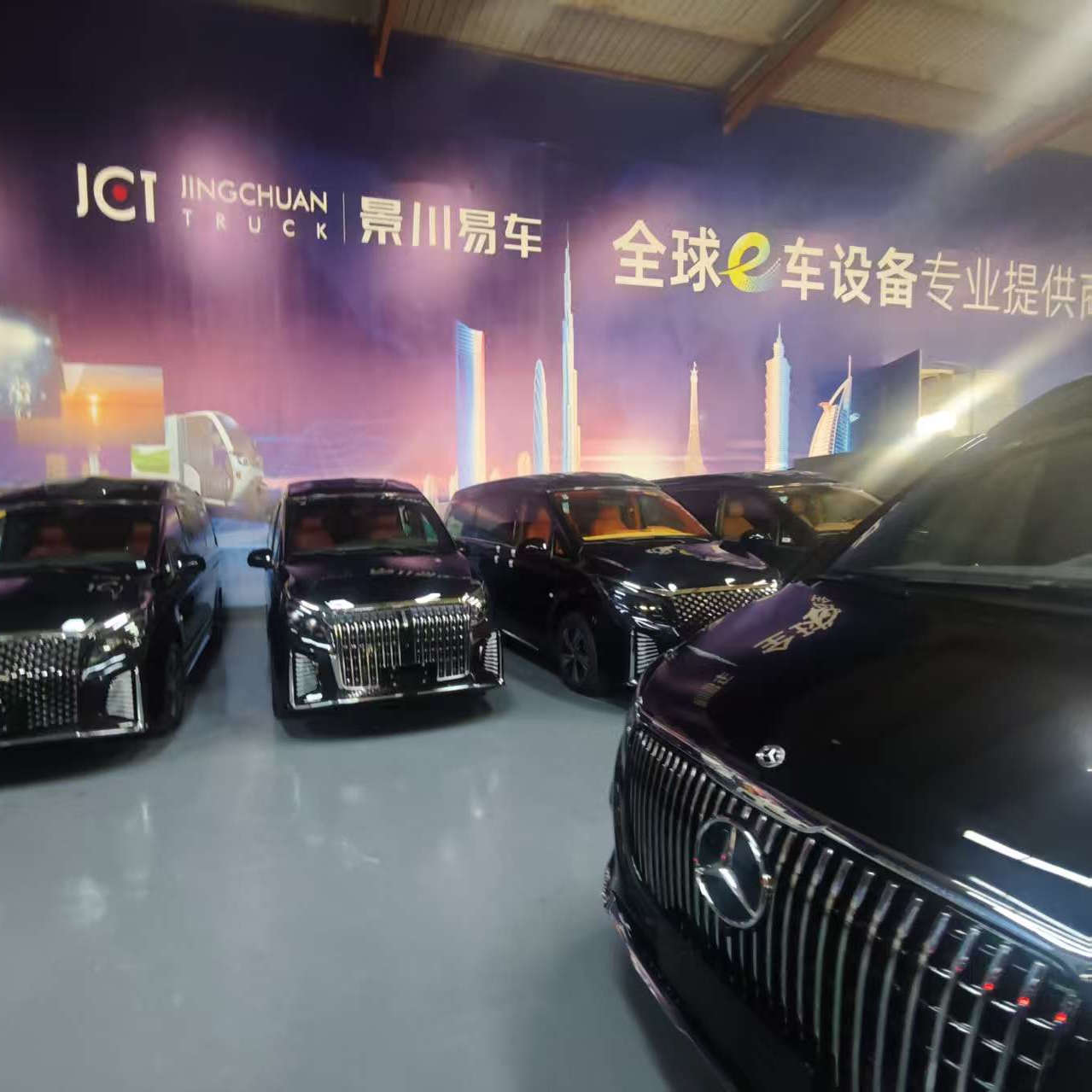 奔驰V260商务车改装出口跨境7座