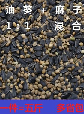 油葵麻子二合一混合料火麻子鸽子