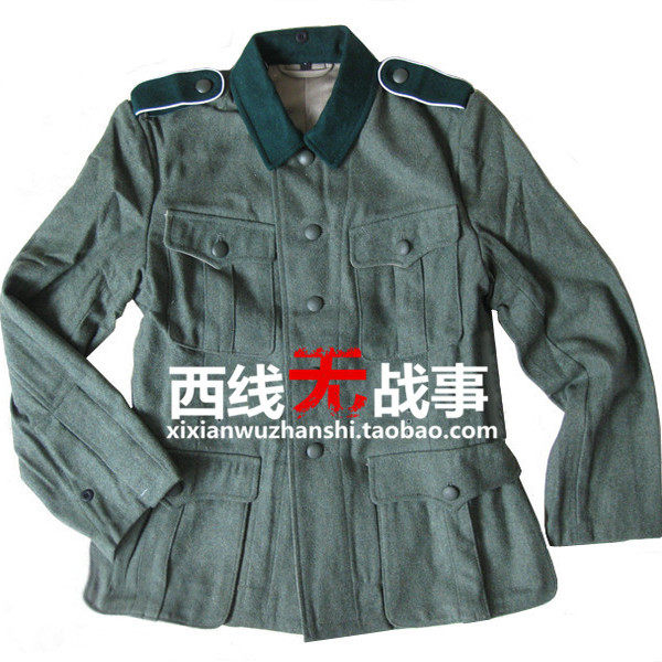 德军M36原野灰毛呢野战服上衣