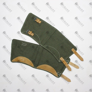 【顶及复刻】德军二型绑腿 护踝裹腿 亚麻牛皮材质 重演选择