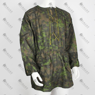 边缘模糊迷彩M42 德军精英雾边迷彩罩衫 I型罩衣 顶及复刻
