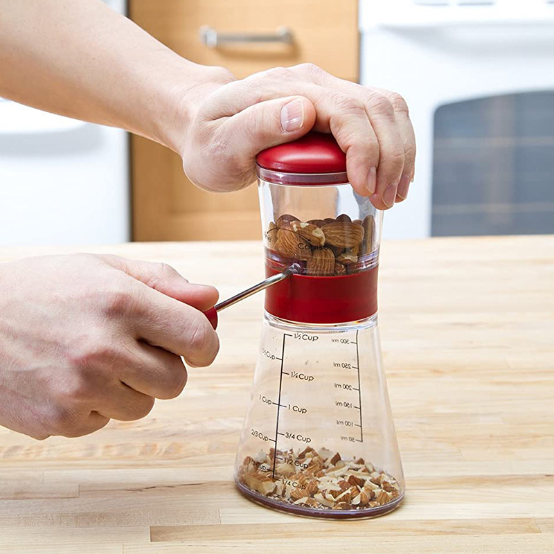 美国Prepworks 坚果切碎机 手动核桃杏仁果仁粉碎器 烘焙用小工具