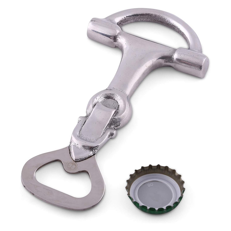 美国代购Arthur Court 铝制马术马球风格啤酒开瓶器 创意礼物