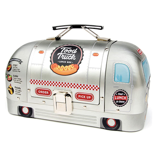 创意儿童成人亮眼水果零食盒 卡车食品车午餐便当盒 英国SUCK