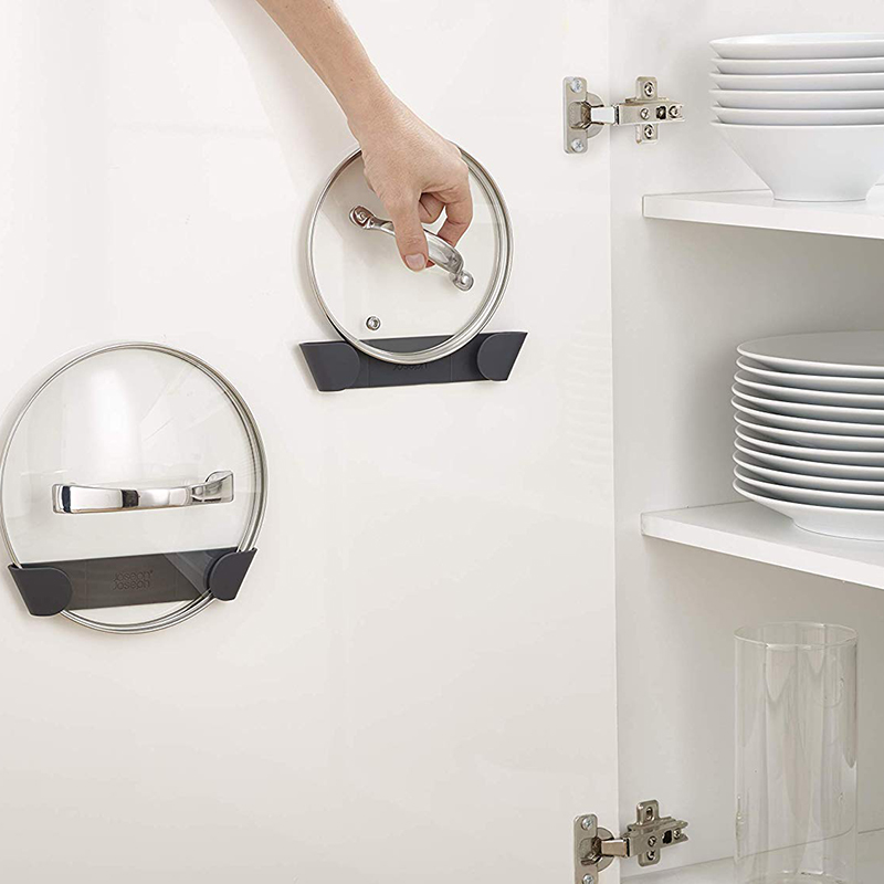 英货英国免打孔锅盖架壁挂式