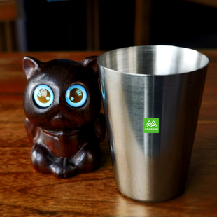 70ml不锈钢酒杯野营小杯子摔不坏钢杯小白酒杯调酒杯野炊搭档