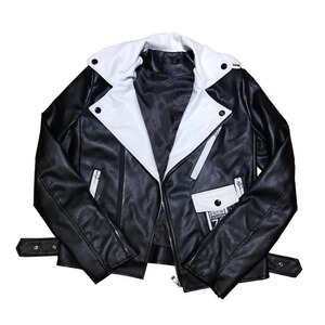 秋冬装潮男演出服韩版修身男士机车皮衣夜场酒吧DJ男装 W136 P125图片