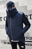 2025冬季新款韩版修身立领棉衣暗黑潮男棉服外套F50P145，男装棉衣，星座101A-3
