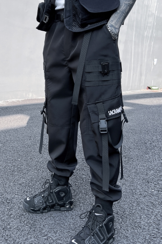 2025春季机能风伞兵工装裤男潮流宽松束脚青少年长裤K950P105,男装工装外套,星座101A-3