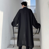 春夏男衬衫设计感免烫丝滑宽松潮雪纺暗黑系发型师防晒C199P85，男装防晒衣，星座101A-3