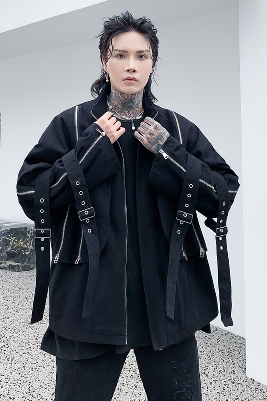 秋冬新款休闲男外套青年ins潮流帅气宽松夹克潮牌上衣W313P135,男装夹克,星座101A-3