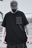暗黑机能工装立体袋装饰短袖T恤休闲圆领宽松男潮牌打底T662P85，男装T恤，星座101A-3