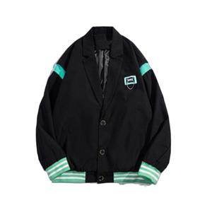 秋冬情侣外套青年ins潮流炸街西装领帅气宽松夹克上衣 W327 P135图片