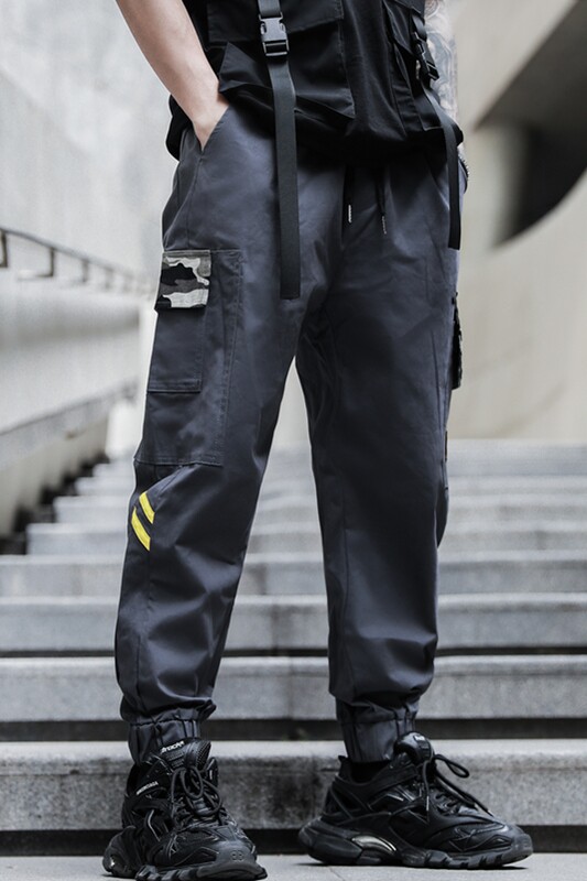 2025春夏日系港风潮男生休闲束脚工装裤运动裤K603P65,男装工装外套,星座101A-3