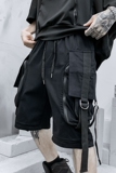 2025夏季日系港风潮流短裤男炸街工装直筒五分青年裤子DK08P65，男装牛仔裤，星座101A-3