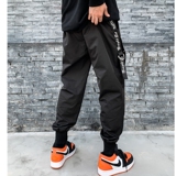 秋冬休闲裤男机能风日系潮流炸街青春宽松小脚工装裤K874P65，男装工装外套，星座101A-3