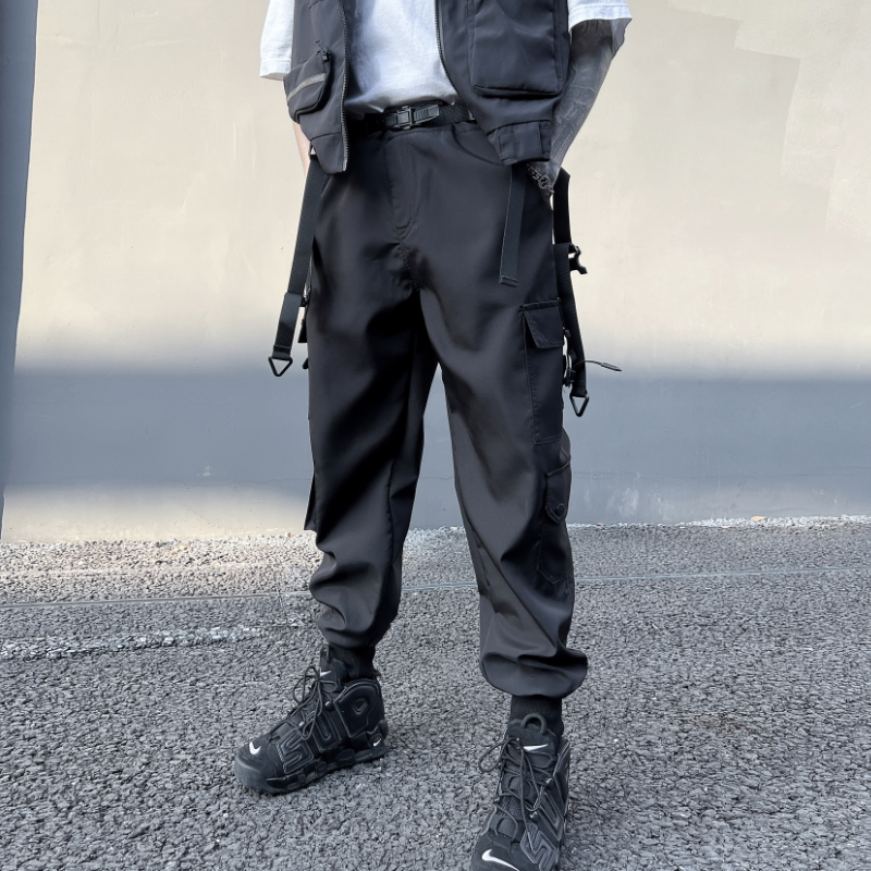 2025春季机能风工装裤男潮流宽松束脚休闲百搭ins长裤K931P105,男装工装外套,星座101A-3