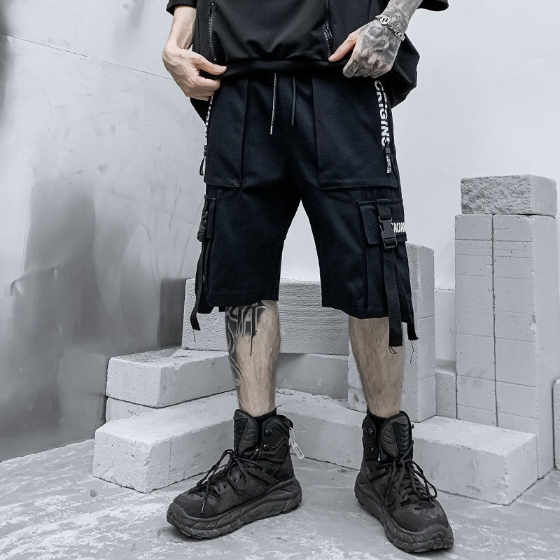夏季新款男裤子宽松潮牌ins直筒青年学生潮流运动休闲裤DK07P65,男装休闲裤,星座101A-3
