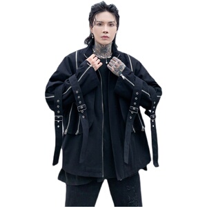 22秋冬休闲男士外套青年ins潮流帅气宽松夹克潮牌上衣 W313 P135图片