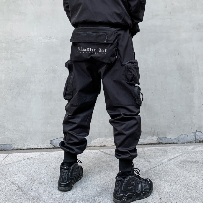秋季机能风工装裤男潮流宽松束脚休闲百搭青少年长裤K921P115,男装工装外套,星座101A-3