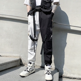 2025春夏工装机能风男士潮牌ins束脚休闲拼接青春裤子K905P75，男装工装外套，星座101A-3