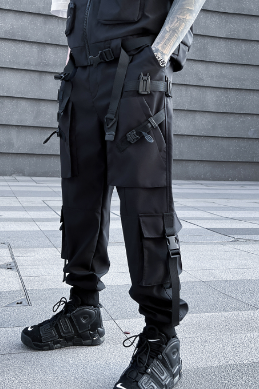 2025春季机能风伞兵工装裤男潮流宽松束脚休闲ins长裤K939P115,男装工装外套,星座101A-3