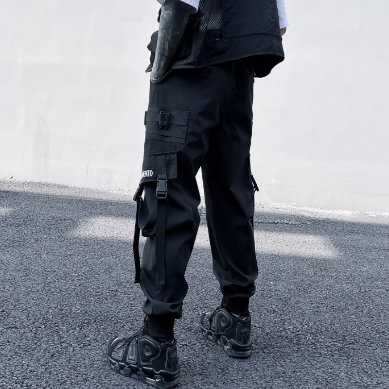 2025春季机能风伞兵工装裤男潮流宽松束脚青少年长裤K950P105,男装工装外套,星座101A-3