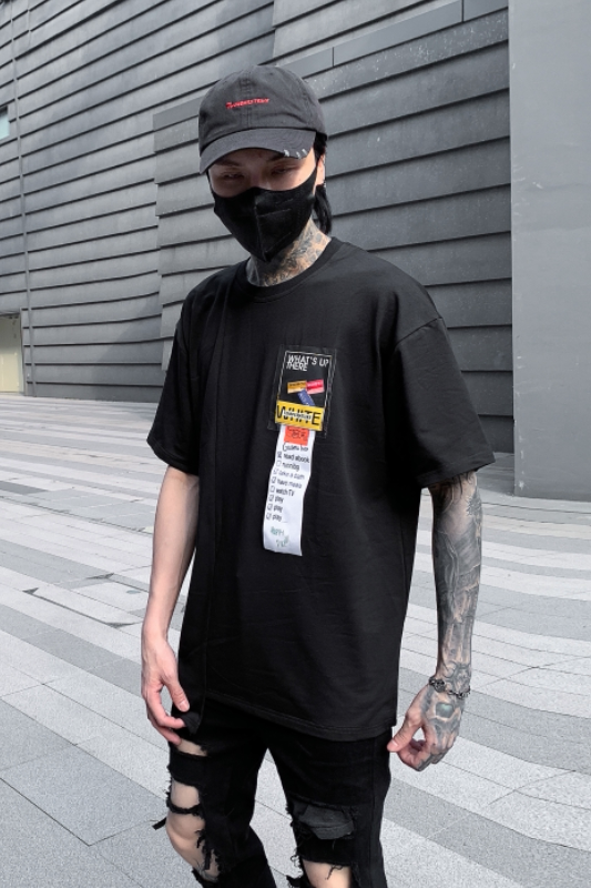 夏季男士休闲印花短袖T恤宽松圆领套头半袖上衣潮牌T414P55,男装T恤,星座101A-3