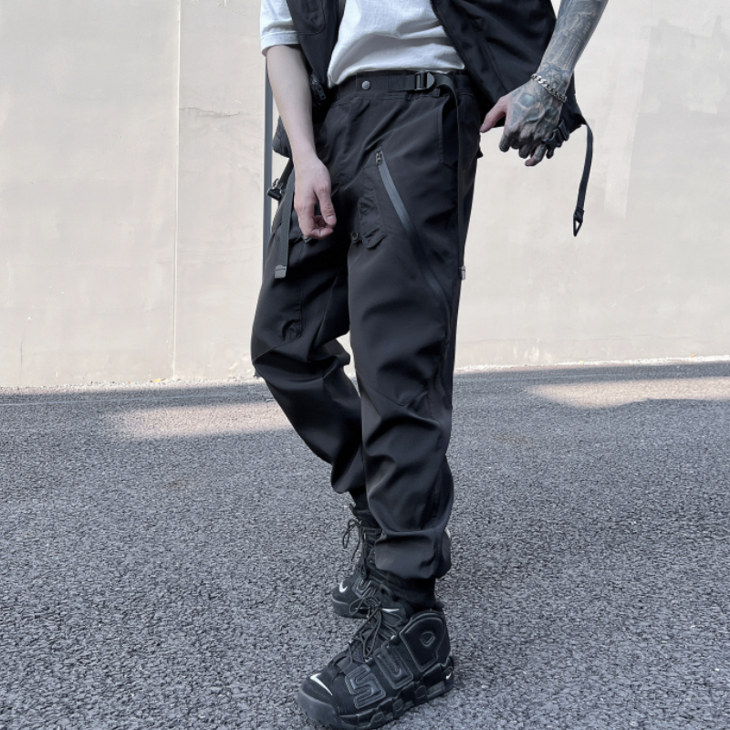 2025春季机能风伞兵工装裤男潮流宽松束脚青少年长裤K927P105,男装工装外套,星座101A-3
