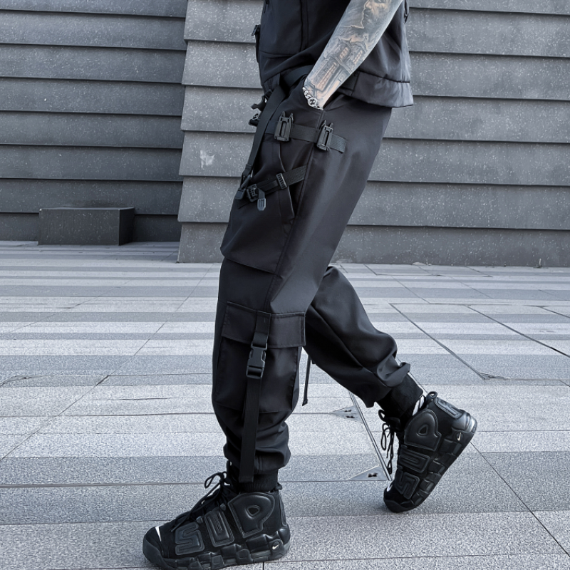 2025春季机能风伞兵工装裤男潮流宽松束脚休闲ins长裤K939P115,男装工装外套,星座101A-3