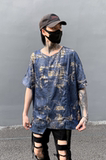 夏季男士潮流时尚短袖烫金图案宽松圆领青年T恤T666P75，男装T恤，星座101A-3