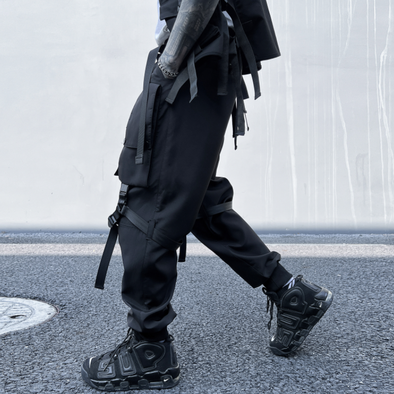 2025春季机能风伞兵工装裤男潮流宽松束脚青少年长裤K958P115,男装工装外套,星座101A-3