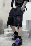 夏季男工装短裤潮牌ins炸街宽松外穿五分裤潮流直筒裤DK18P55，男装牛仔裤，星座101A-3